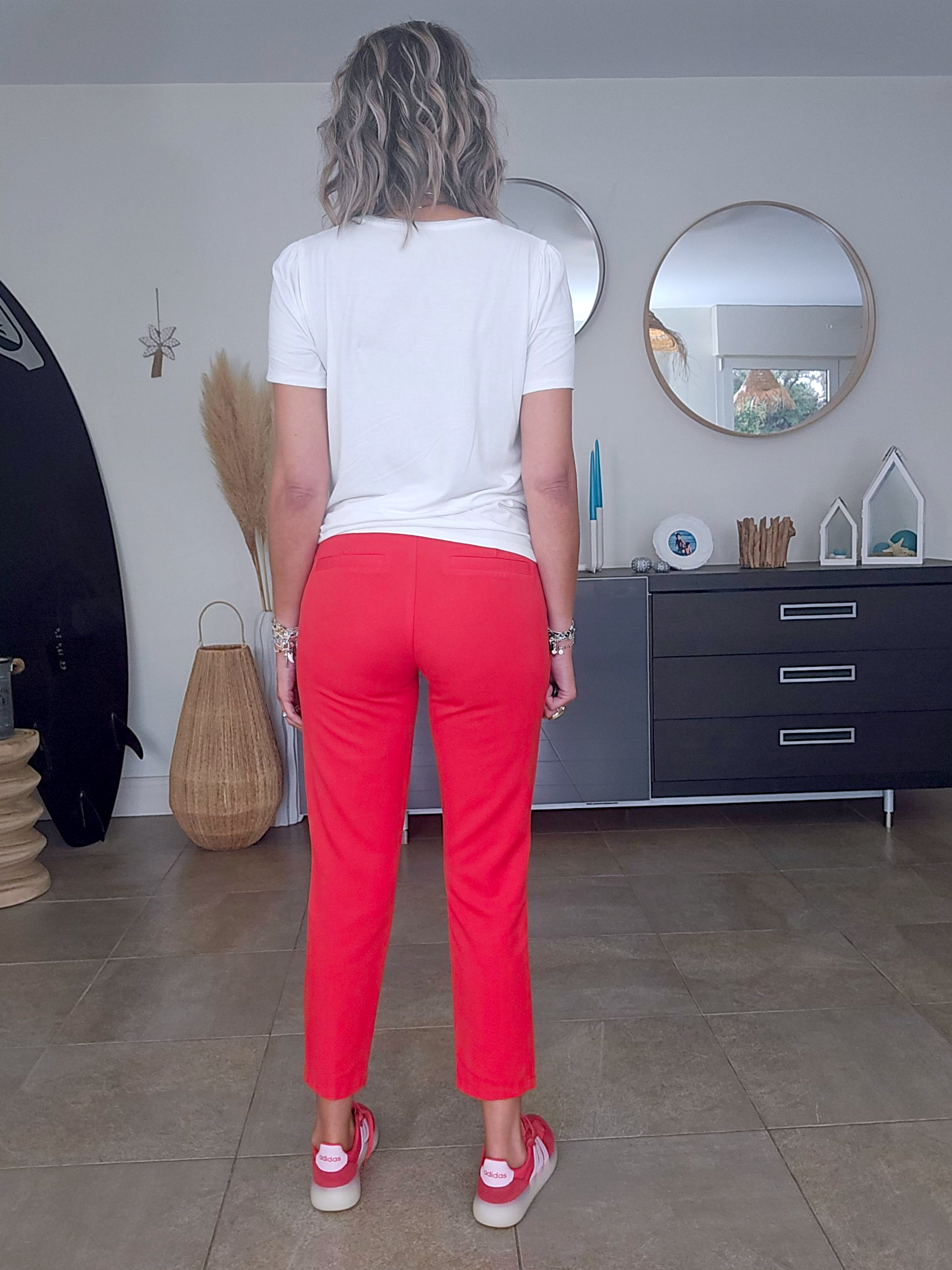 T-shirt blanc Lady Karl