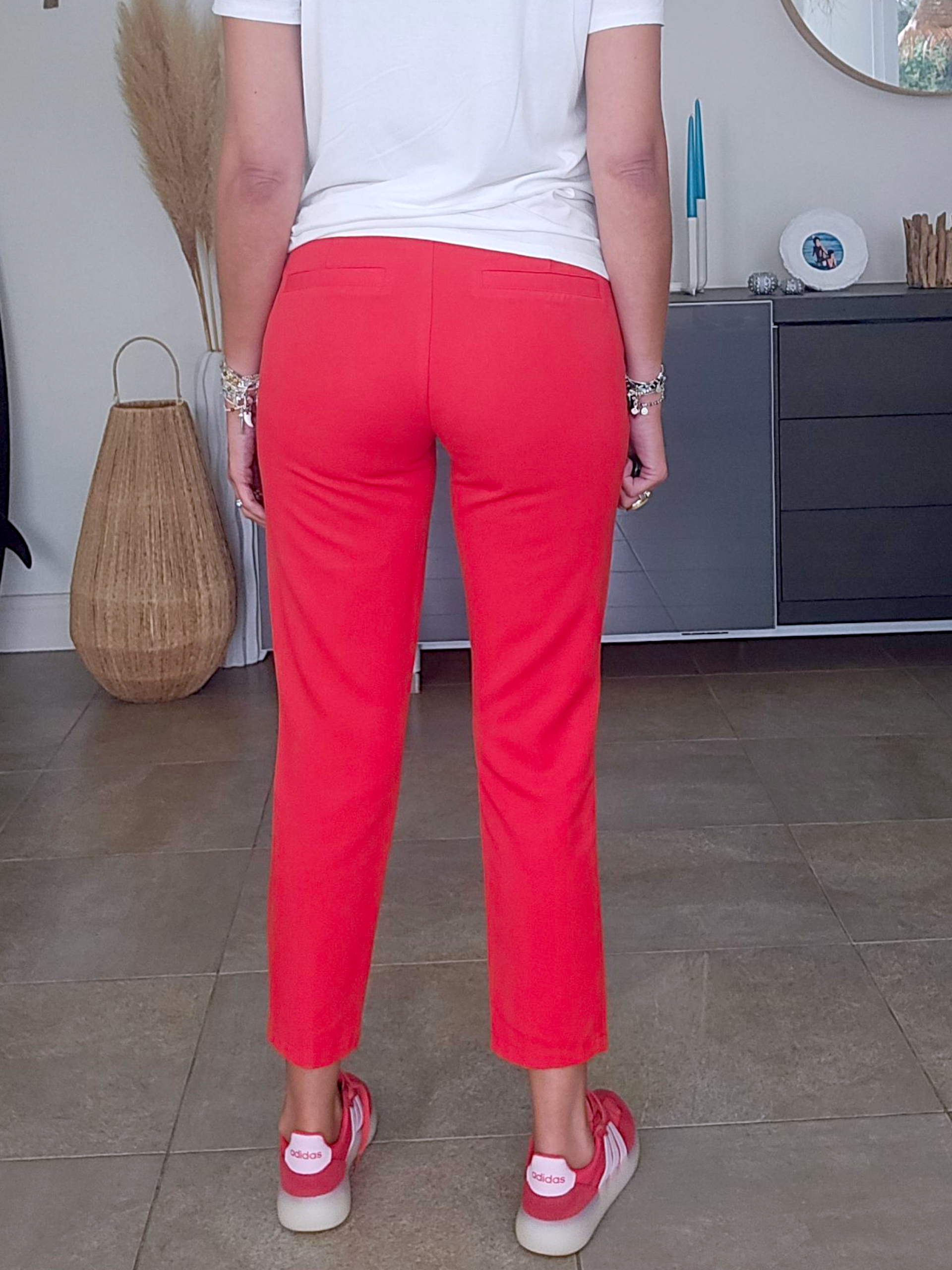 Pantalon chic rouge