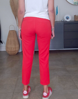 Pantalon chic rouge