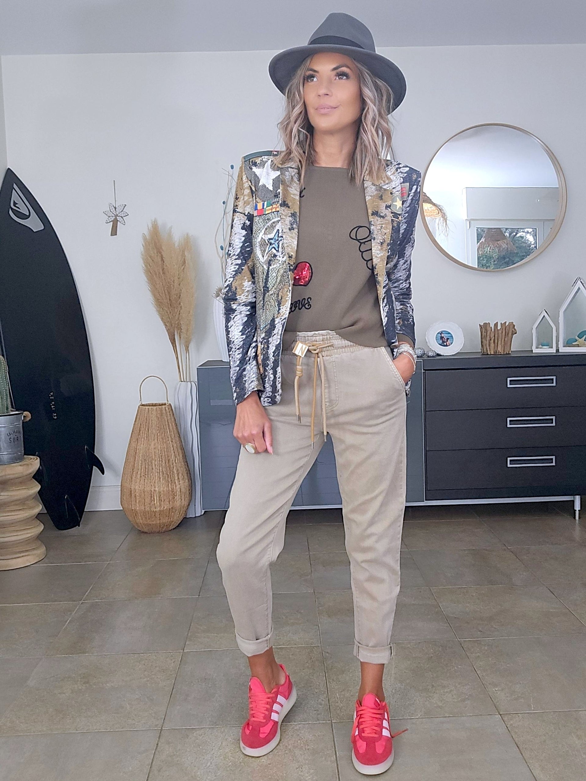 Veste cintrée militaire