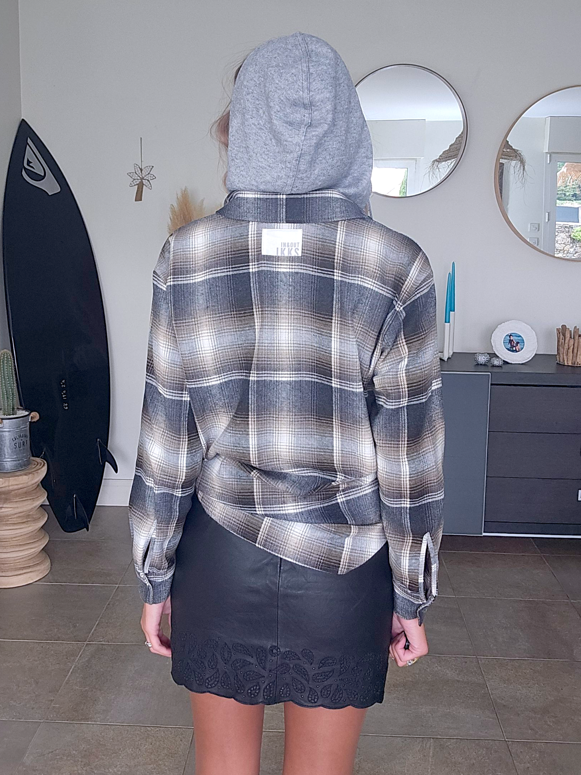 Chemise / surchemise à carreaux