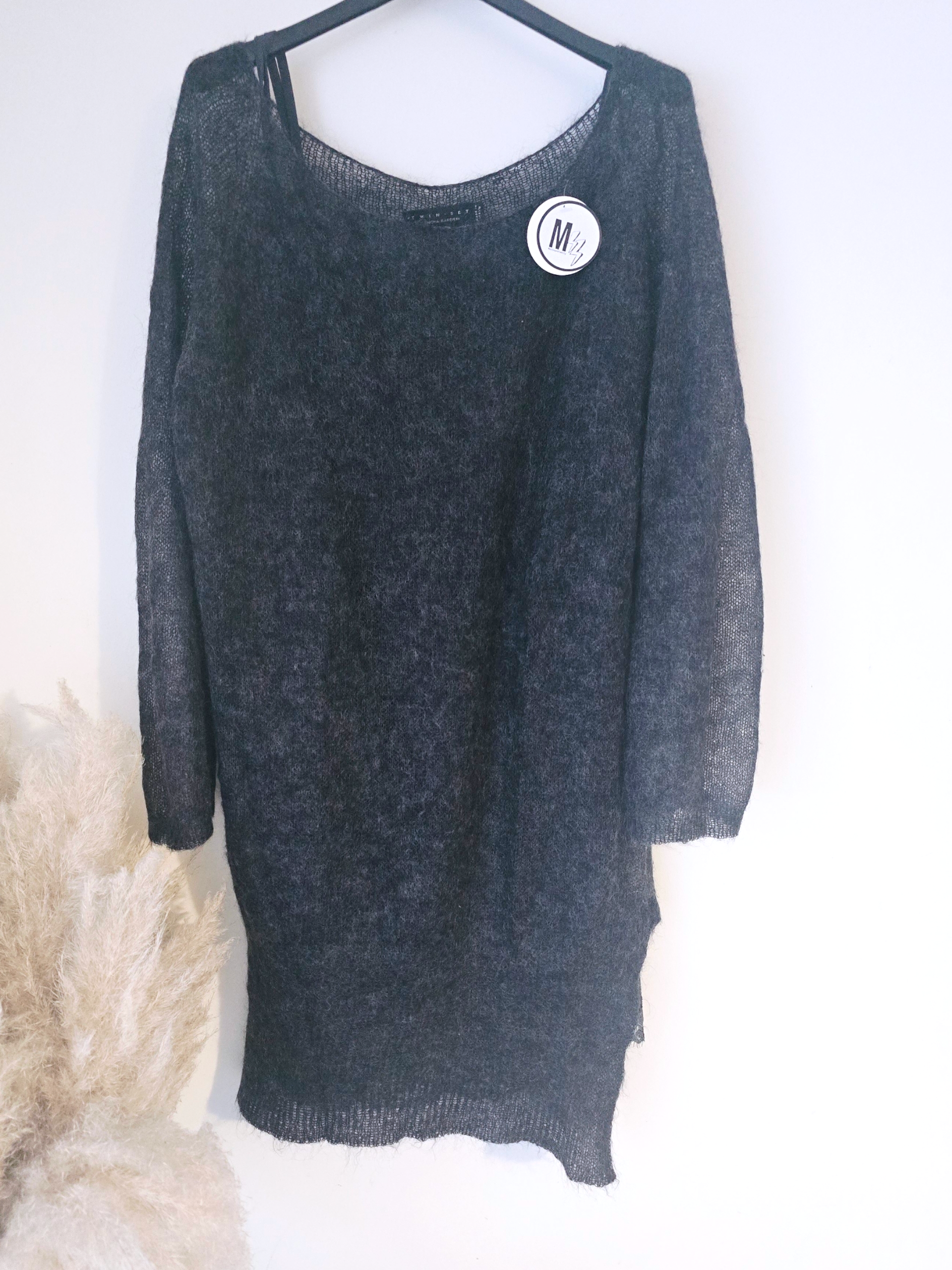 Robe pull gris anthracite