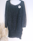 Robe pull gris anthracite
