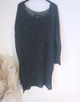 Robe pull gris anthracite