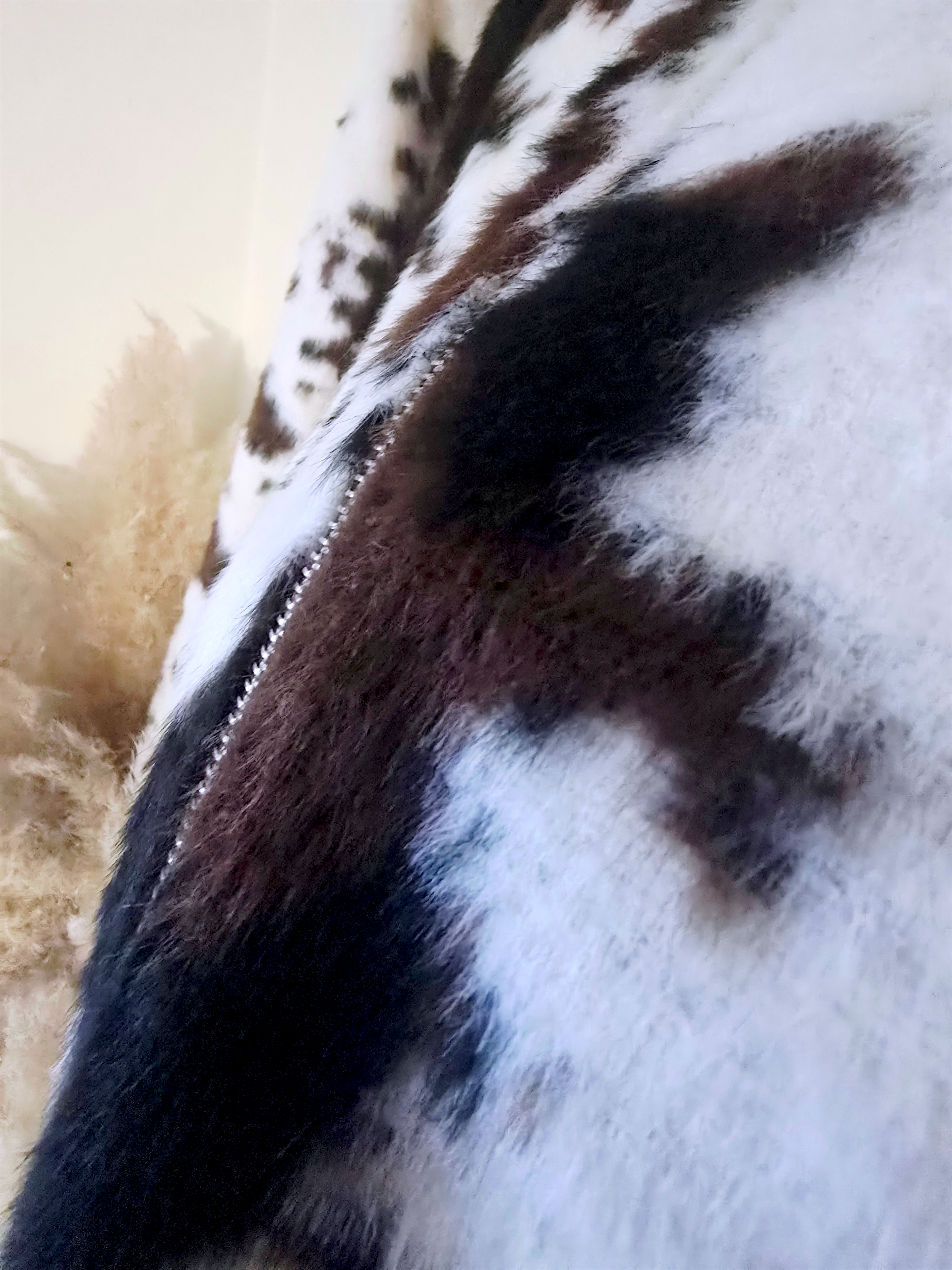 Bomber poilu à imprimé animal