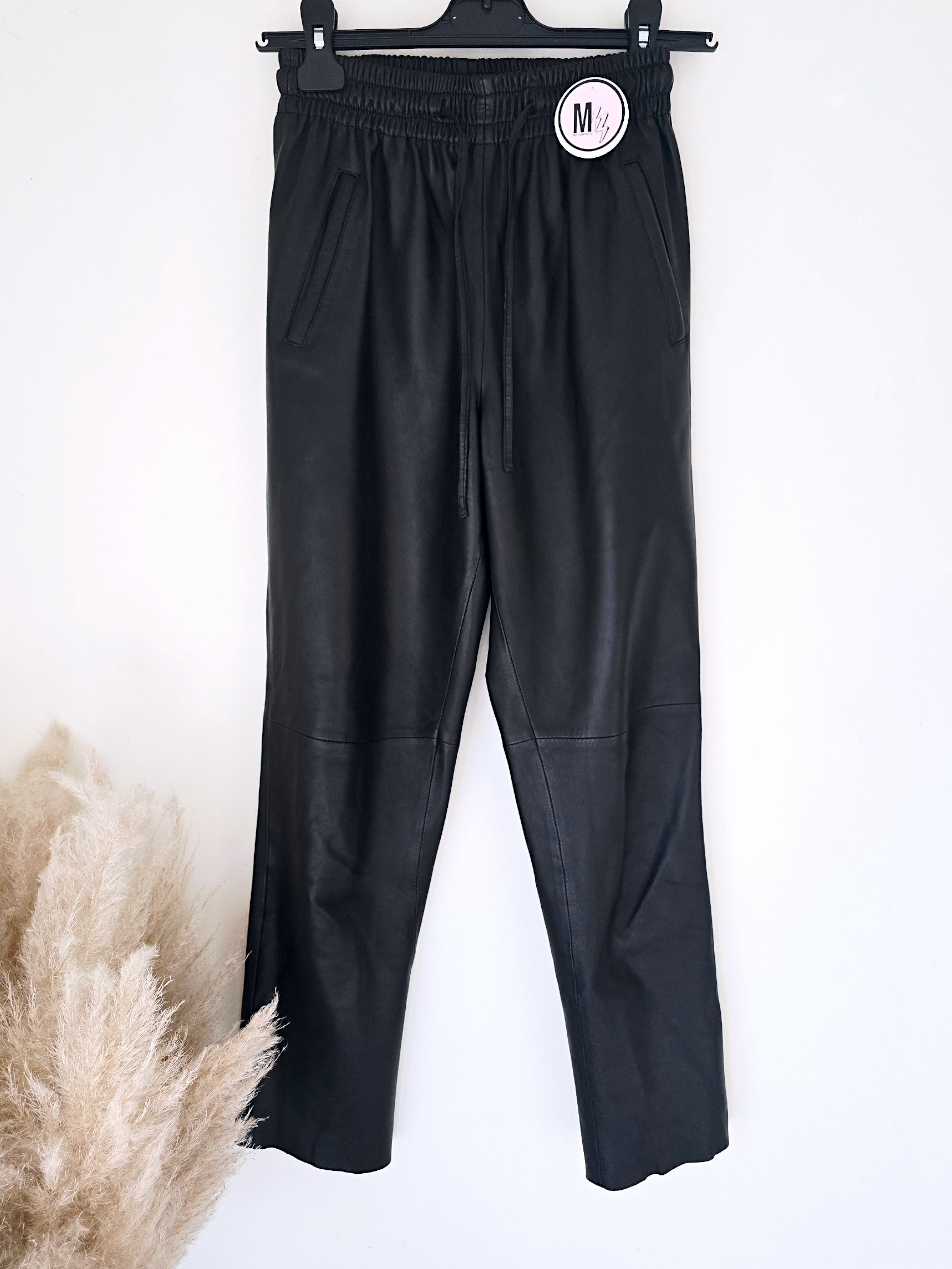 Jeeging noir 100% cuir