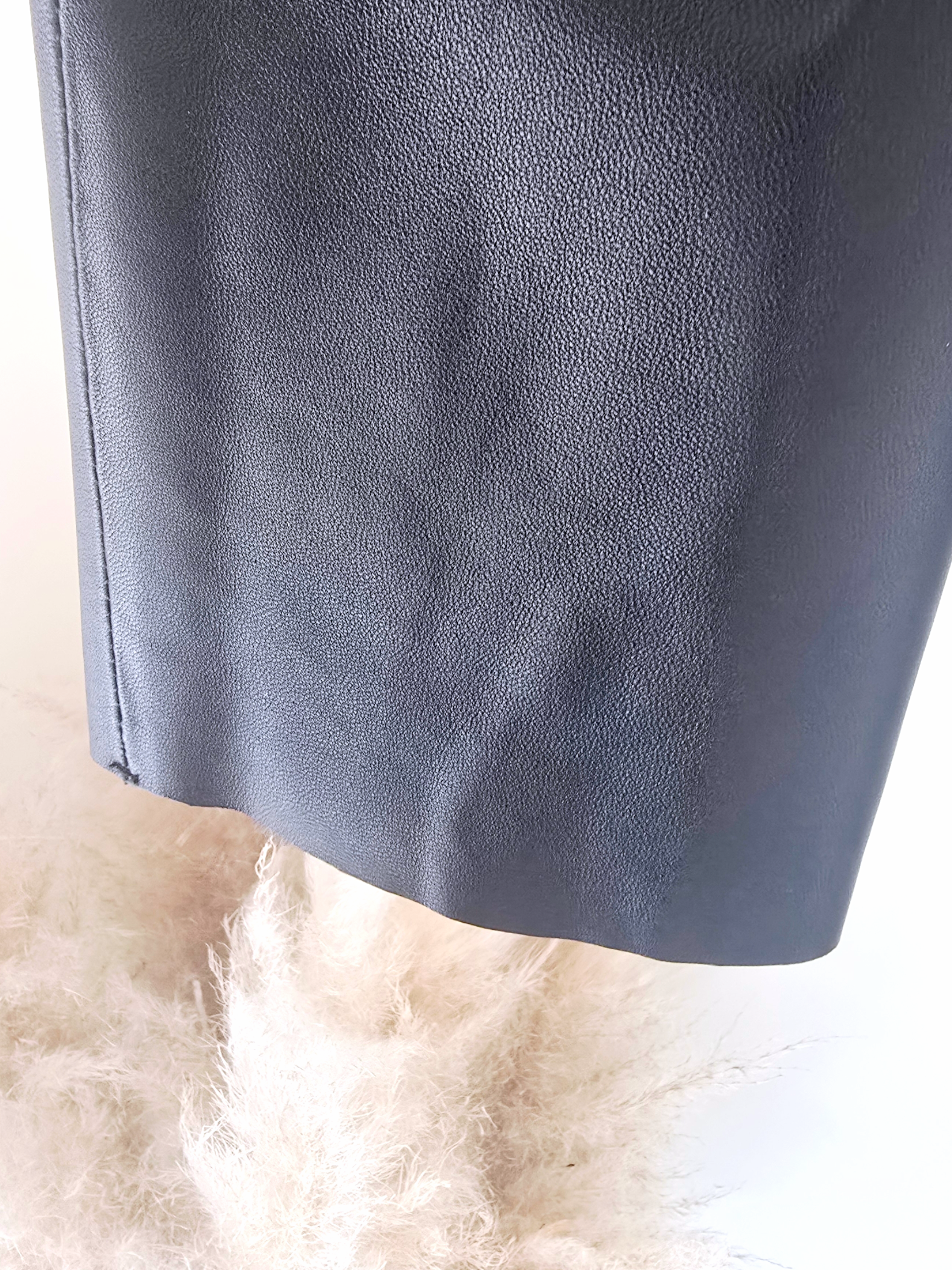 Jeeging noir 100% cuir