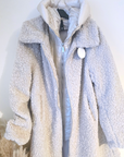 Manteau bouclette beige
