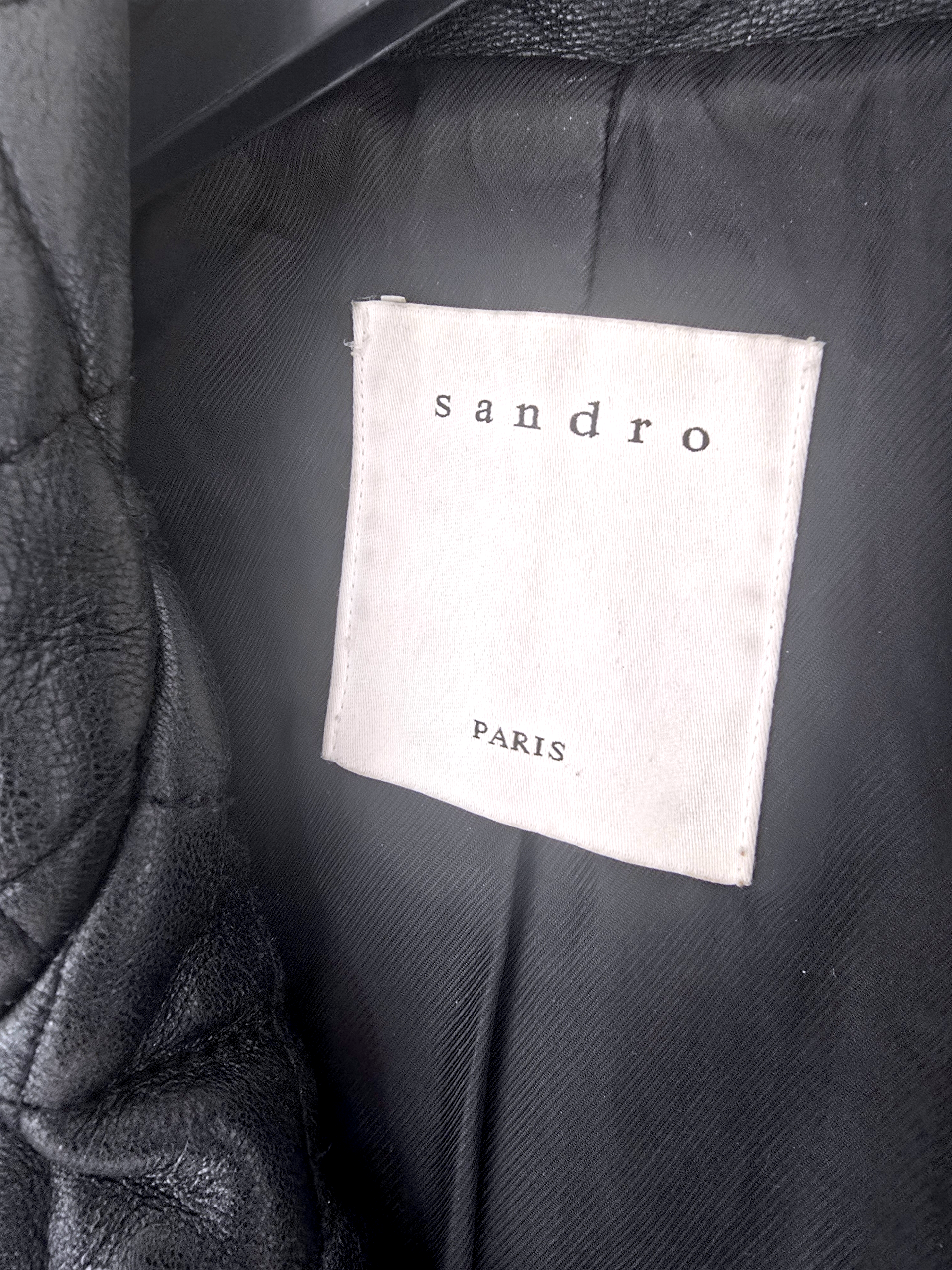 Perfecto noir matelassé 100% cuir