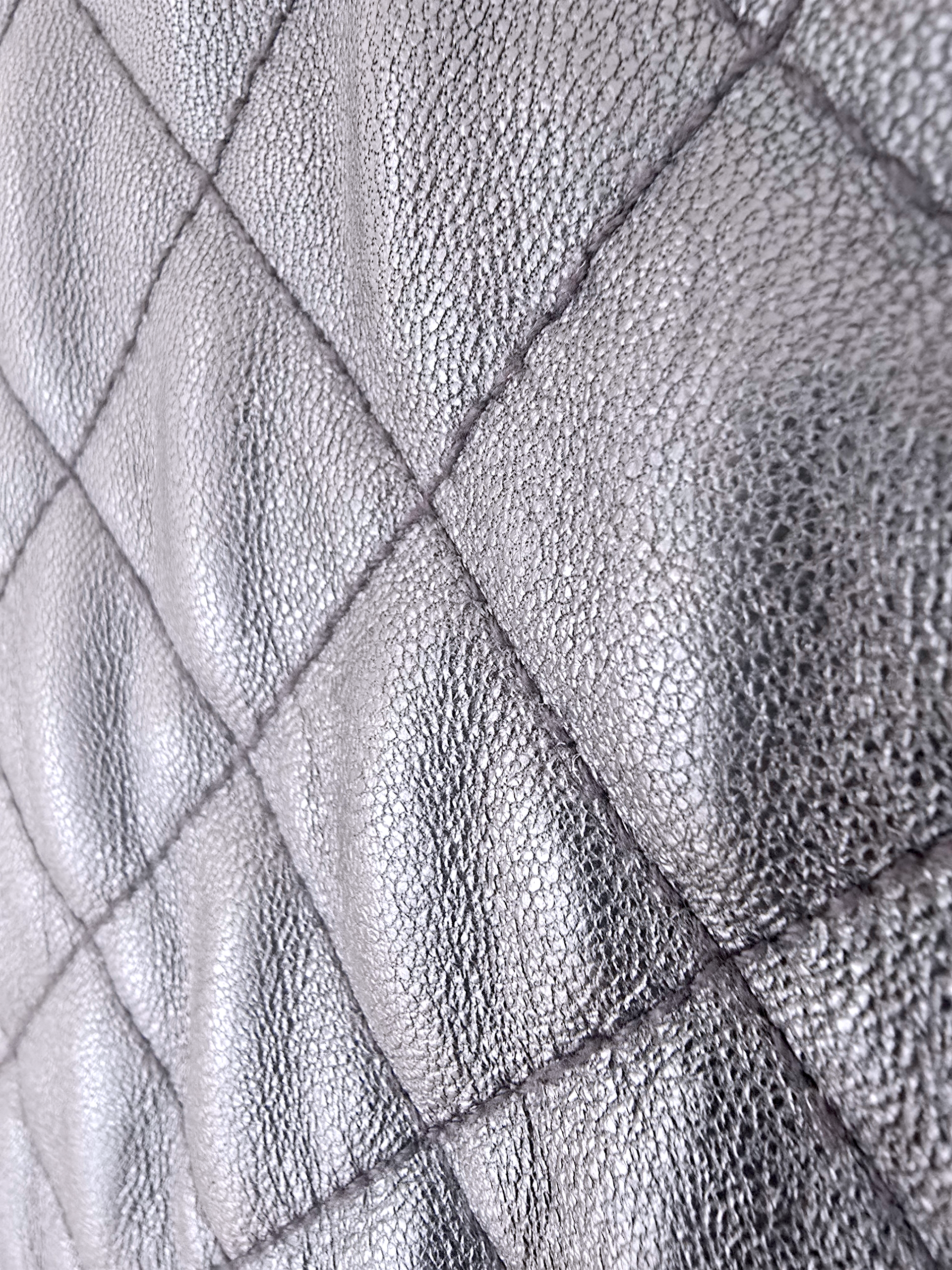 Perfecto noir matelassé 100% cuir