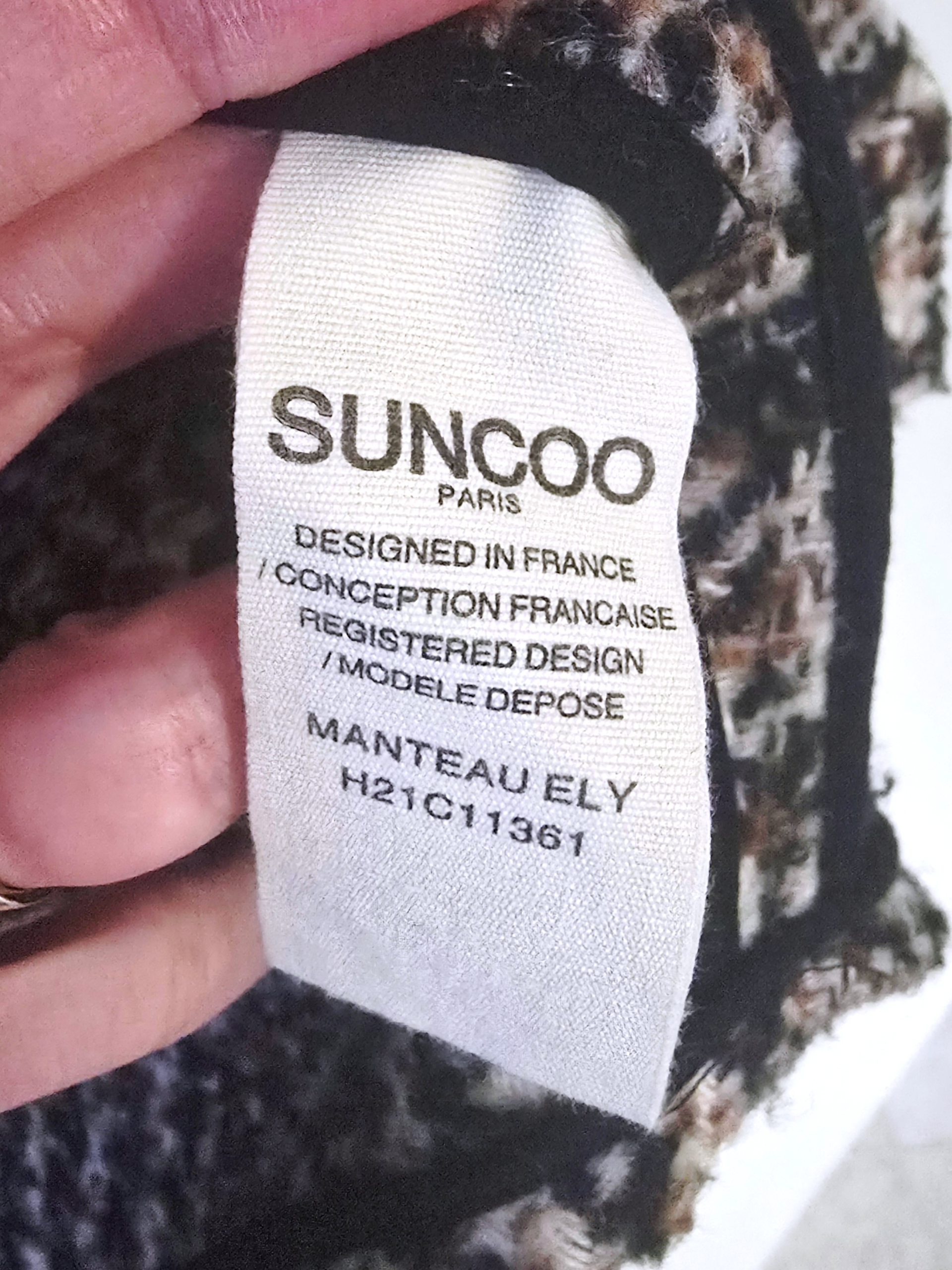 Veste Surchemise tweed à carreaux.