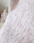 Pull beige à maille chaude