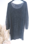 Robe pull gris anthracite