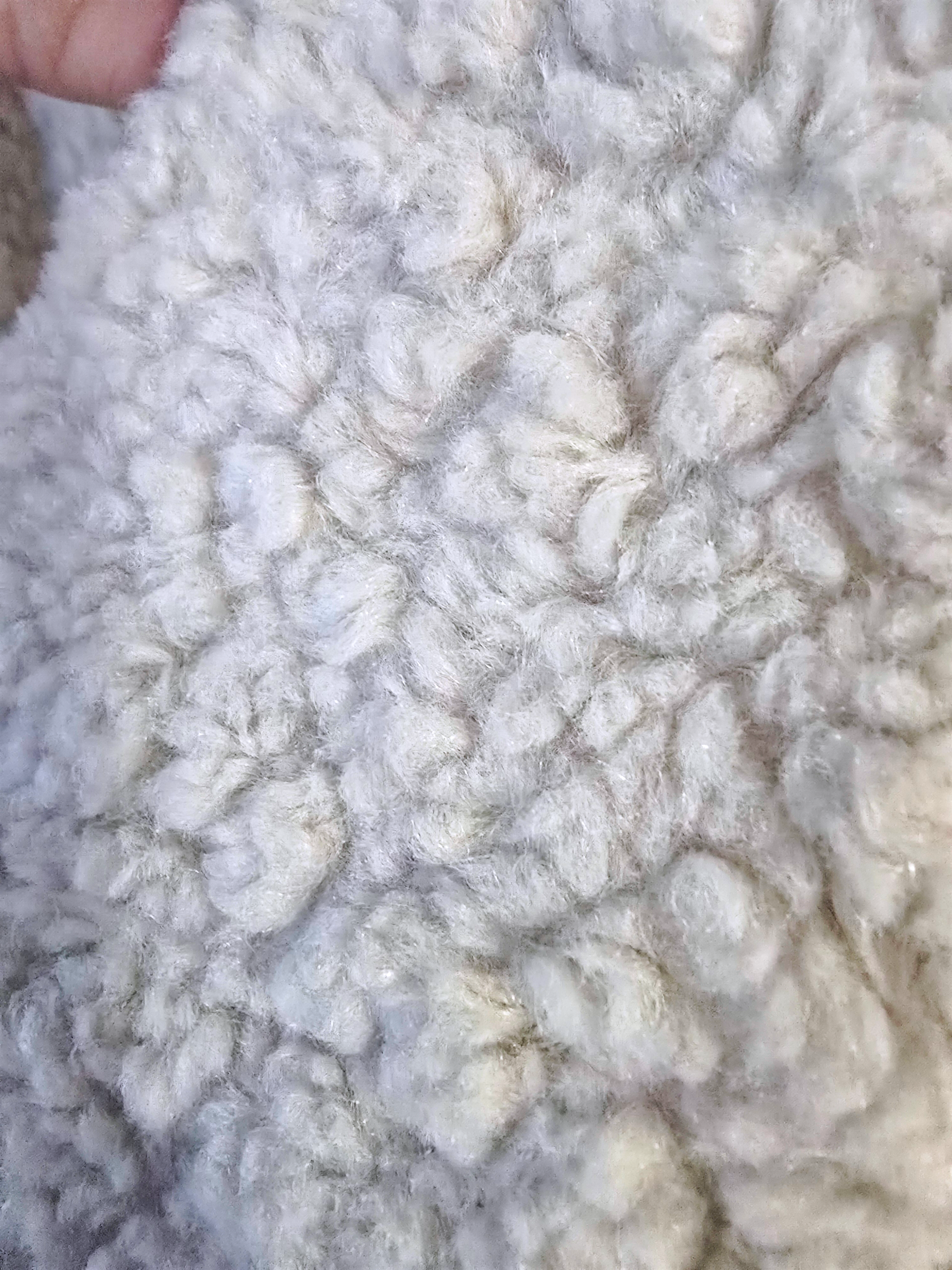 Manteau bouclette beige