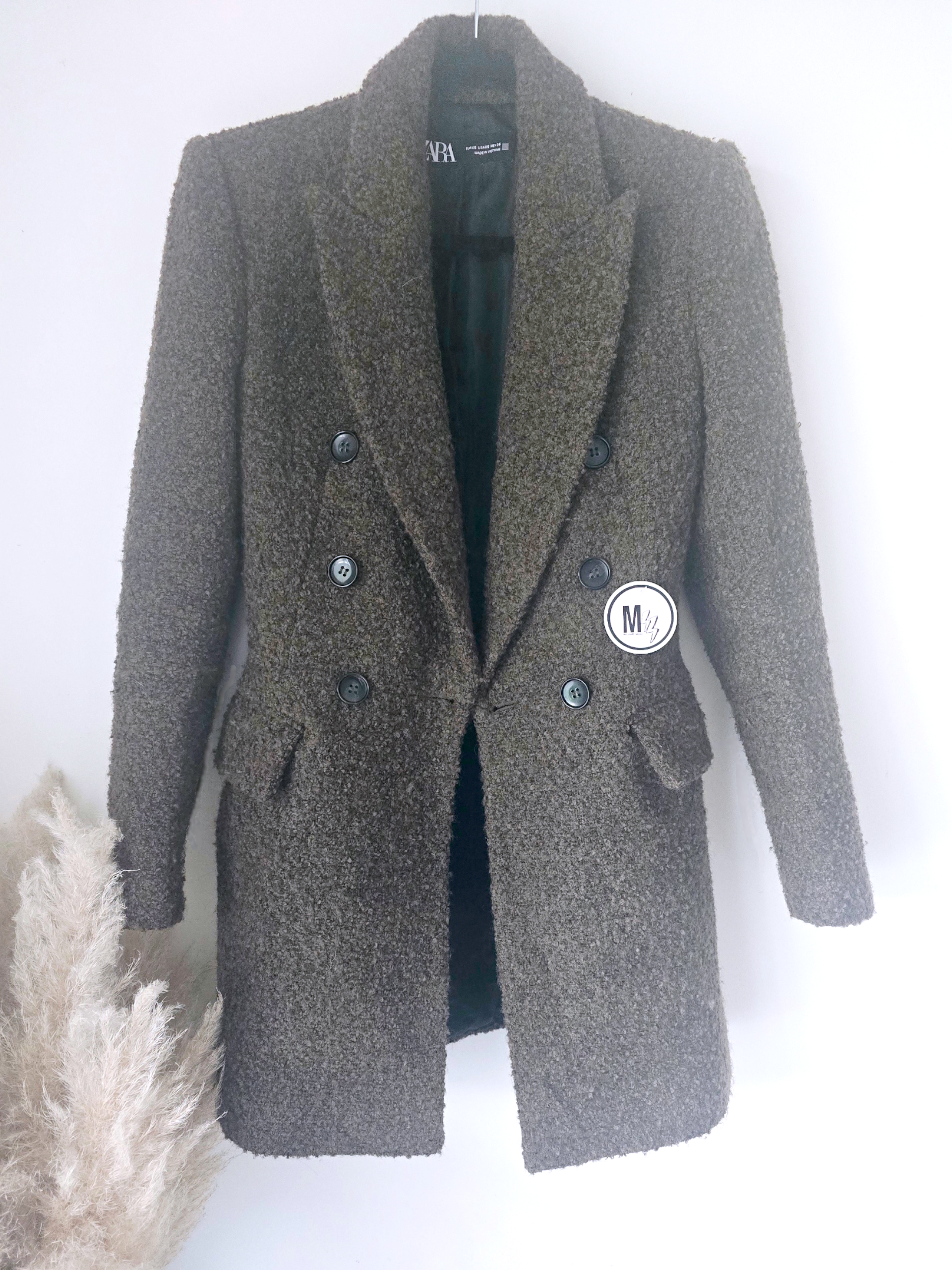 Manteau bouclette kaki