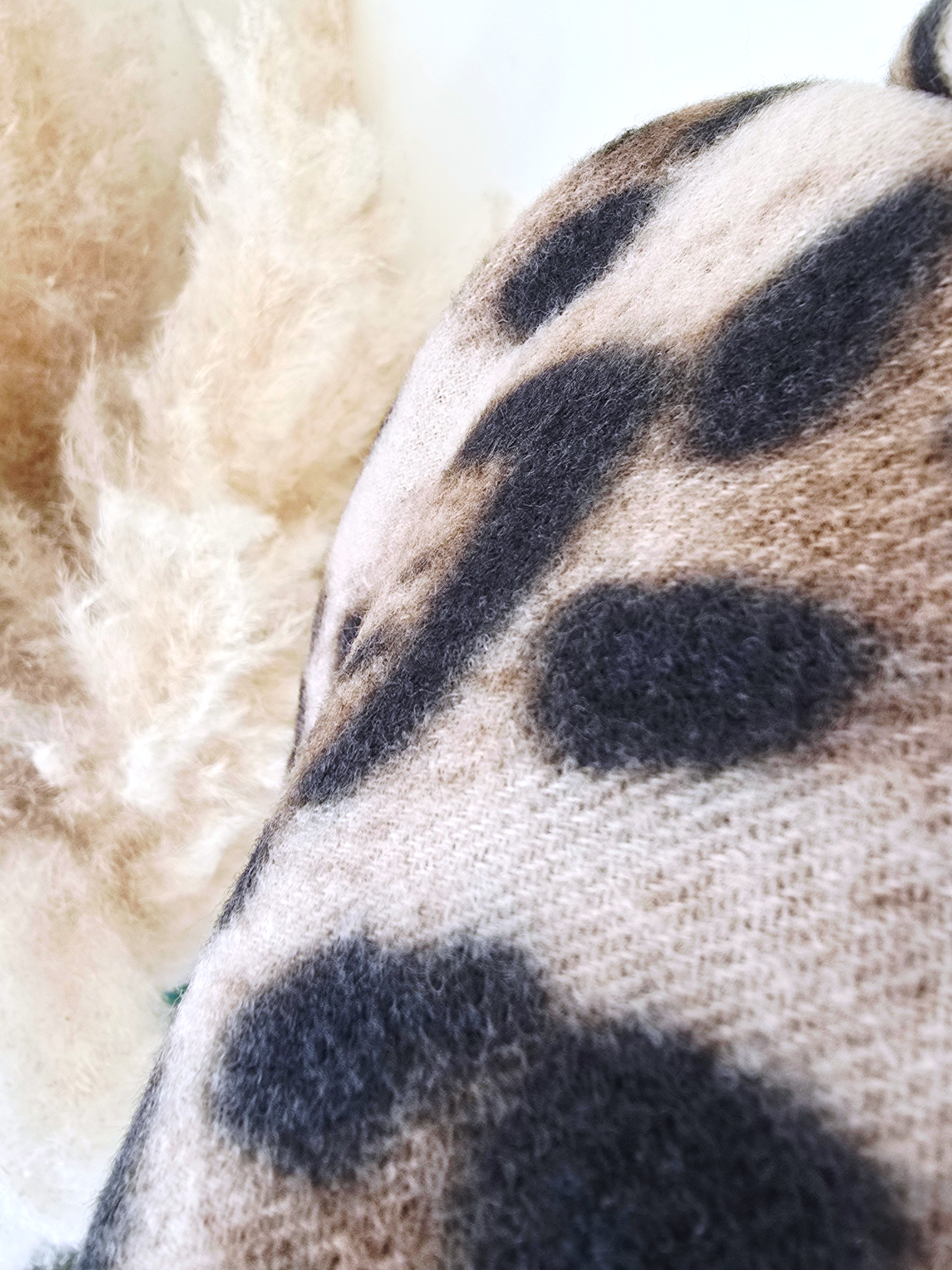 Long écharpe léopard