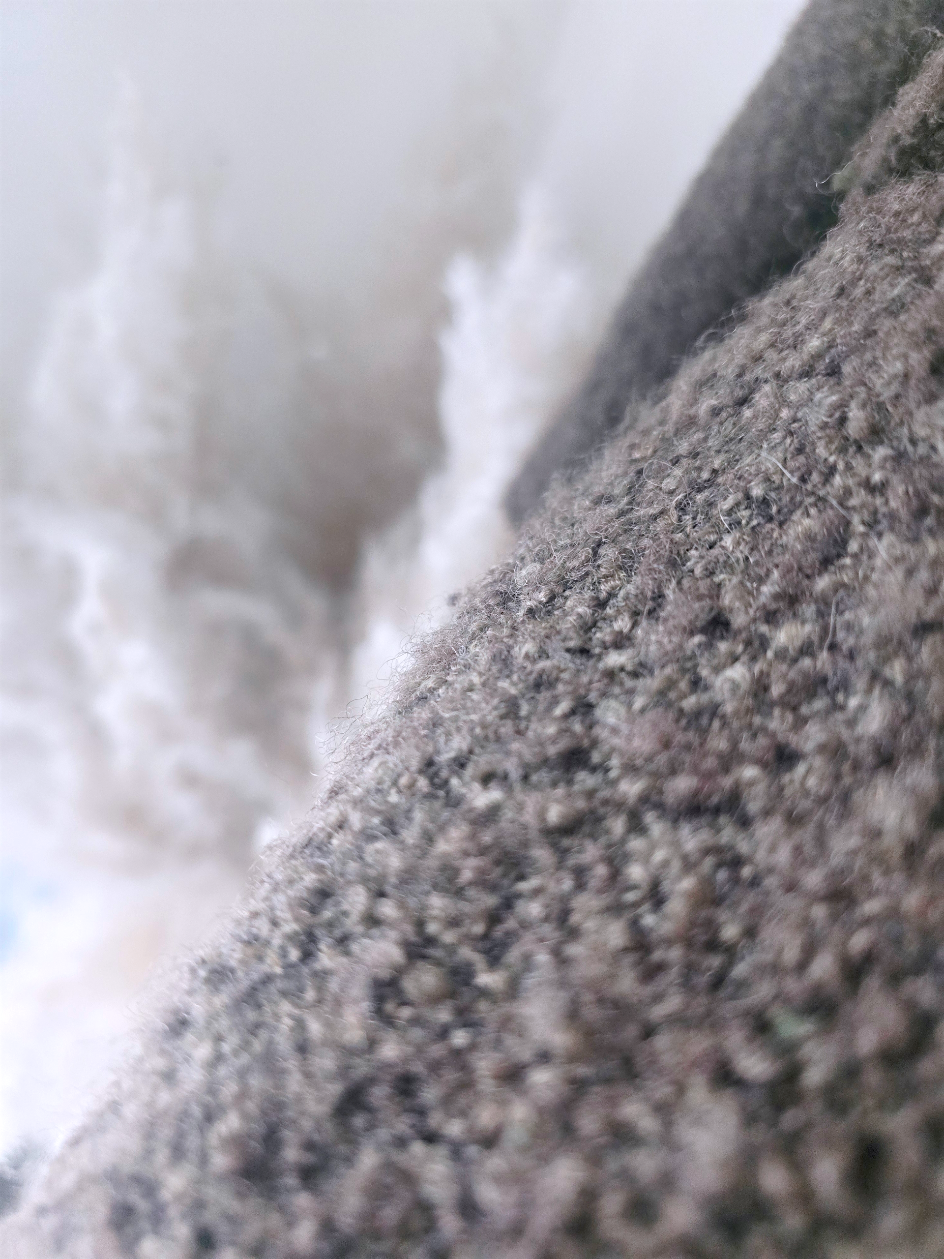 Manteau bouclette kaki