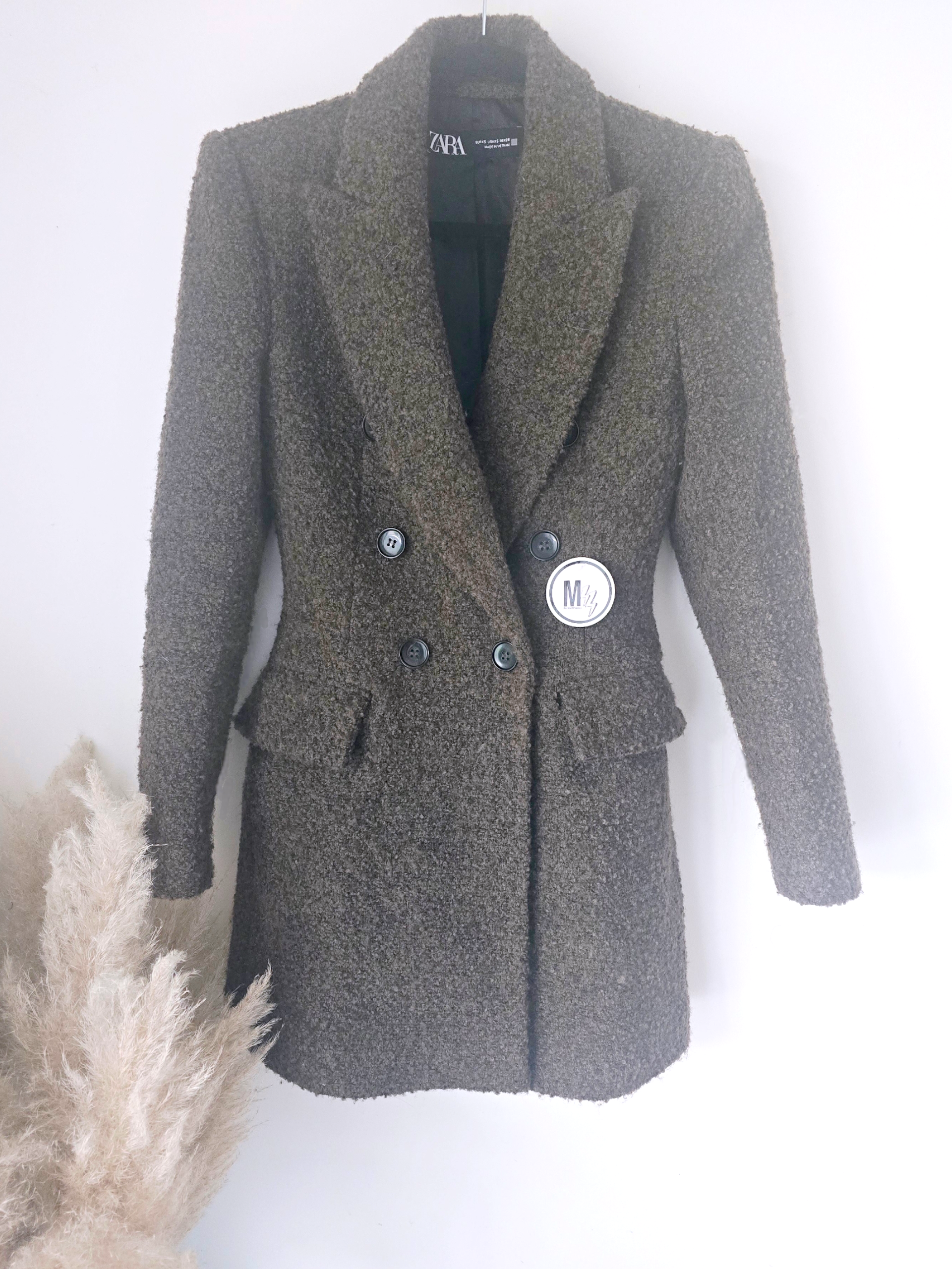 Manteau bouclette kaki