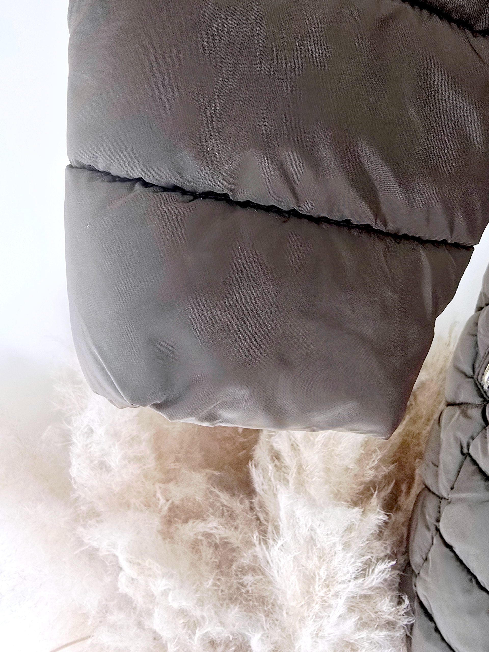 Doudoune matelassée kaki