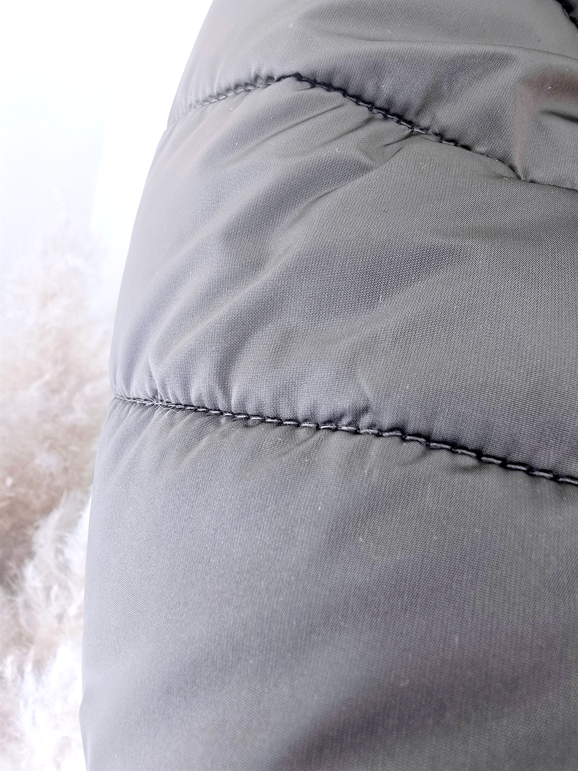 Doudoune matelassée kaki