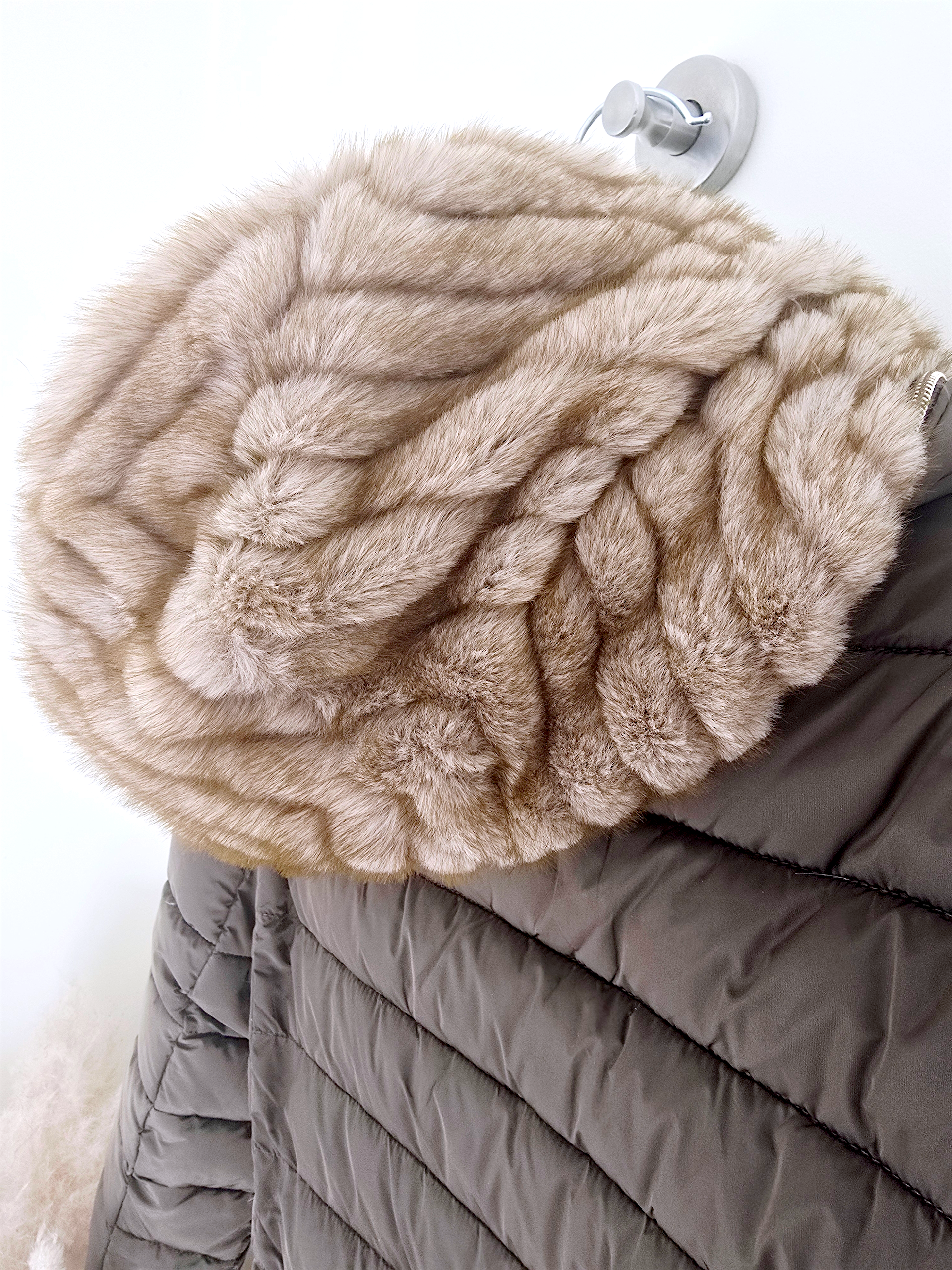 Doudoune matelassée kaki