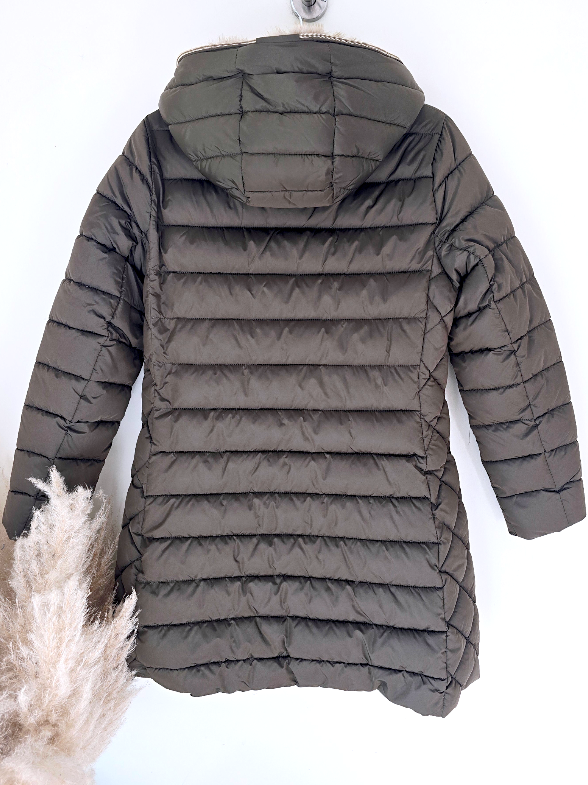 Doudoune matelassée kaki