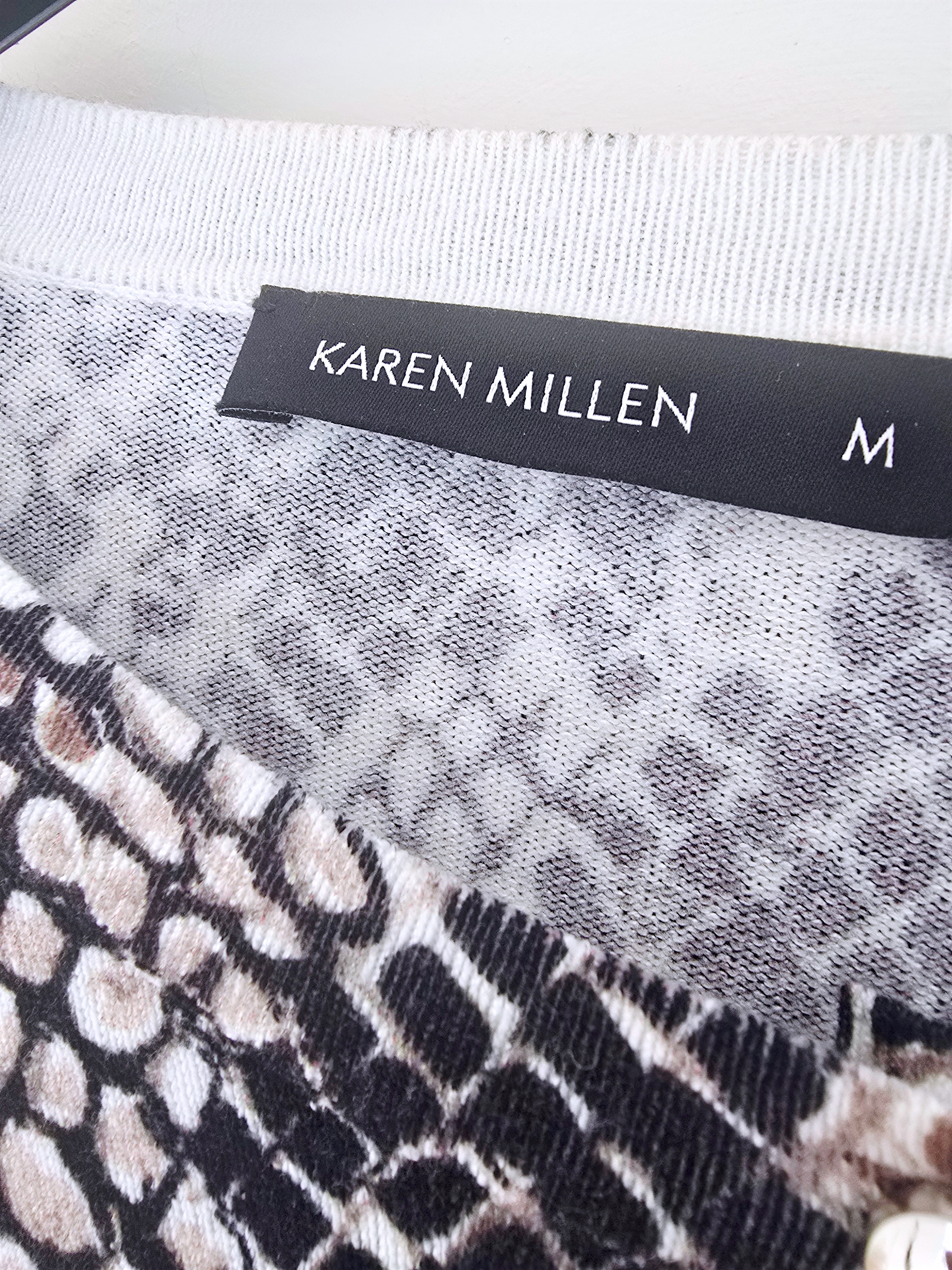 Cardigan imprimé python