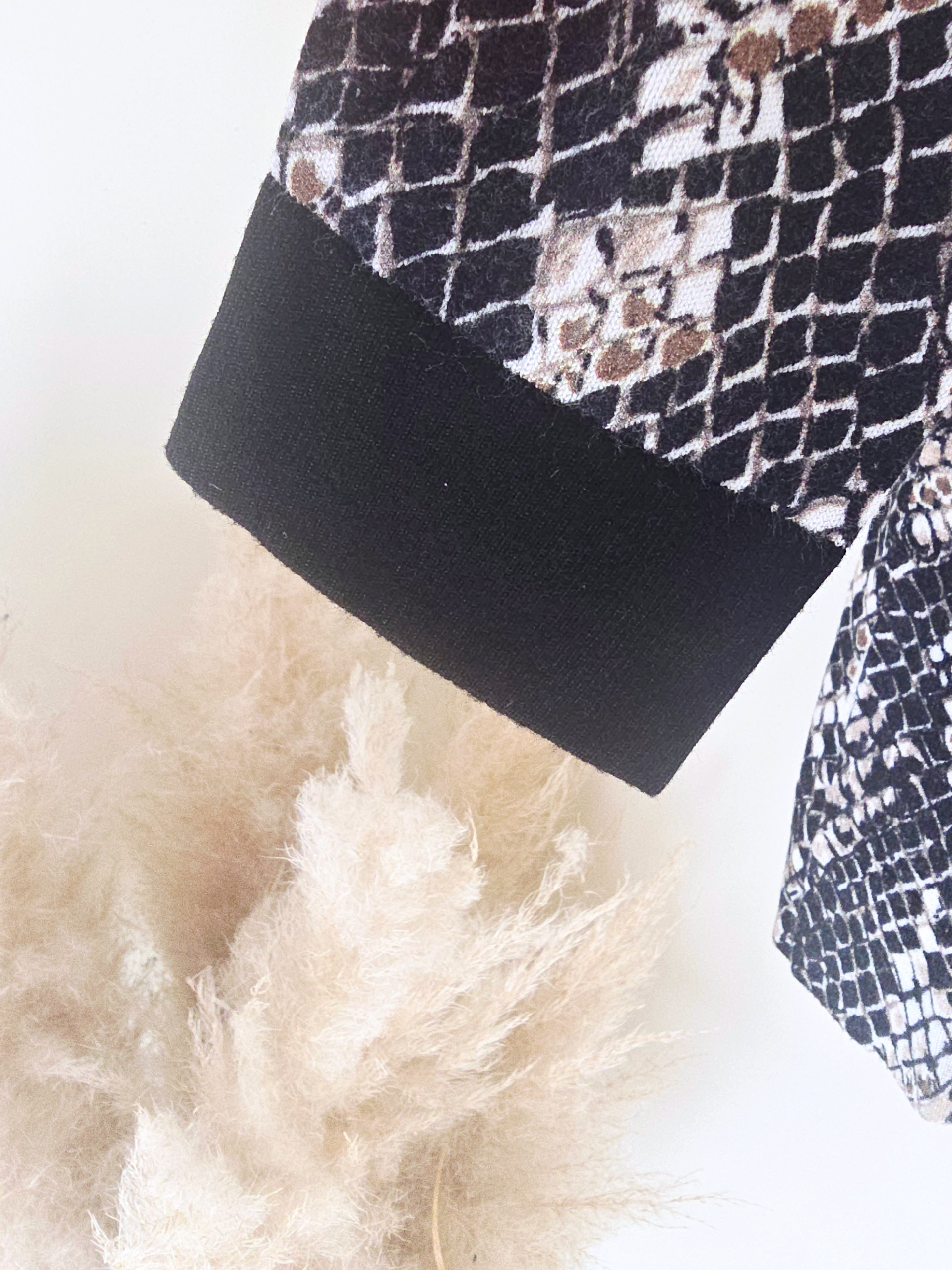 Cardigan imprimé python