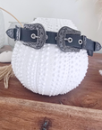 Ceinture noire élastiquée - 𝐌𝐚𝐫𝐢𝐧𝐚𝟒𝟒𝐟𝐚𝐦𝐢𝐥𝐲