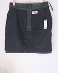 Jupe vert-kaki 100% cuir d'agneau froissé - 𝐌𝐚𝐫𝐢𝐧𝐚𝟒𝟒𝐟𝐚𝐦𝐢𝐥𝐲