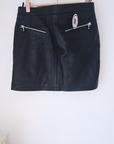 Jupe noire 100% cuir d'agneau - 𝐌𝐚𝐫𝐢𝐧𝐚𝟒𝟒𝐟𝐚𝐦𝐢𝐥𝐲