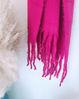 Écharpe douce et longue rose fuchsia - 𝐌𝐚𝐫𝐢𝐧𝐚𝟒𝟒𝐟𝐚𝐦𝐢𝐥𝐲