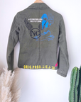 Veste cintrée créateur customisée - 𝐌𝐚𝐫𝐢𝐧𝐚𝟒𝟒𝐟𝐚𝐦𝐢𝐥𝐲
