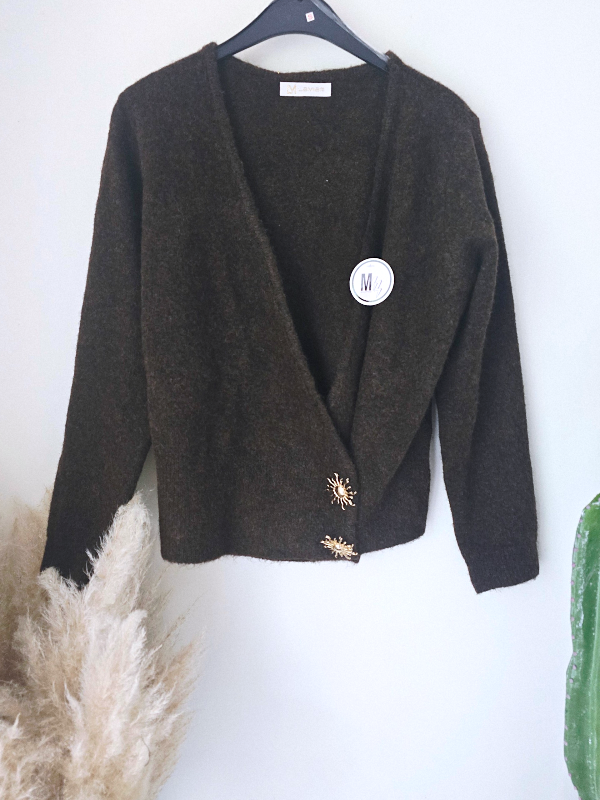 Pull cache cœur marron - 𝐌𝐚𝐫𝐢𝐧𝐚𝟒𝟒𝐟𝐚𝐦𝐢𝐥𝐲