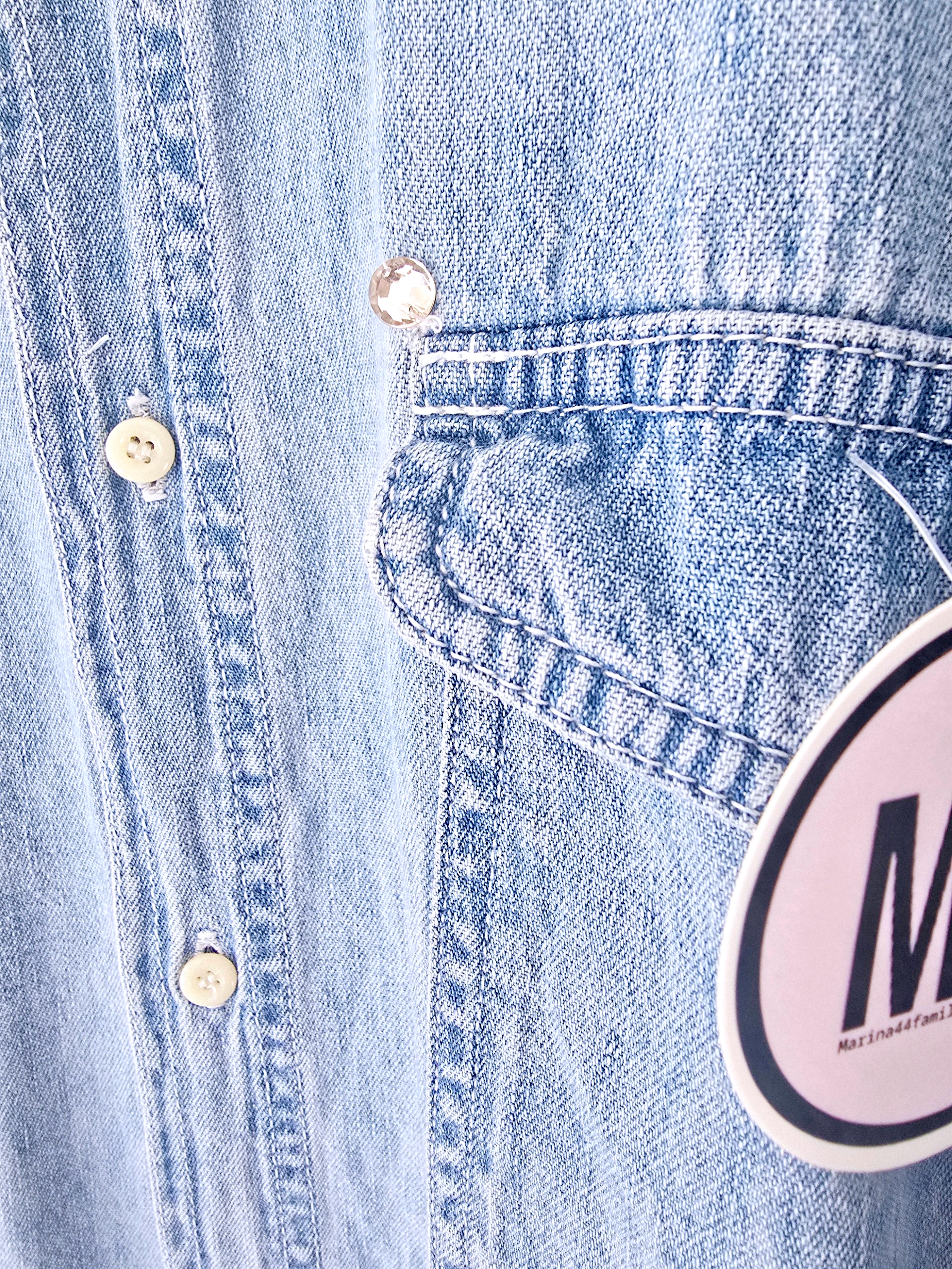 Combinaison en jean boyfriend - 𝐌𝐚𝐫𝐢𝐧𝐚𝟒𝟒𝐟𝐚𝐦𝐢𝐥𝐲