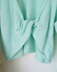 Pull double sens vert d'eau menthe - 𝐌𝐚𝐫𝐢𝐧𝐚𝟒𝟒𝐟𝐚𝐦𝐢𝐥𝐲