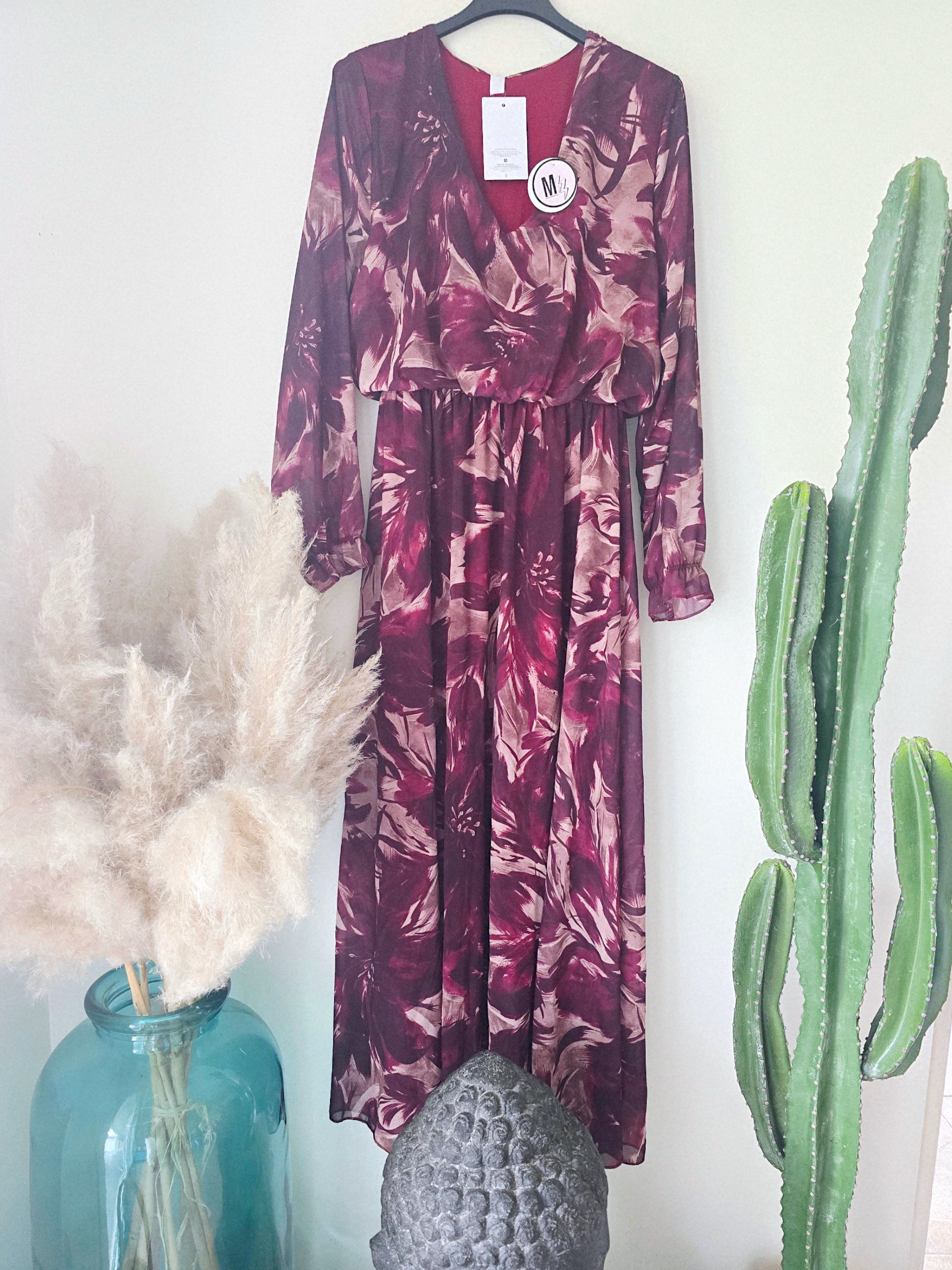 Robe 7/8è aubergine - 𝐌𝐚𝐫𝐢𝐧𝐚𝟒𝟒𝐟𝐚𝐦𝐢𝐥𝐲