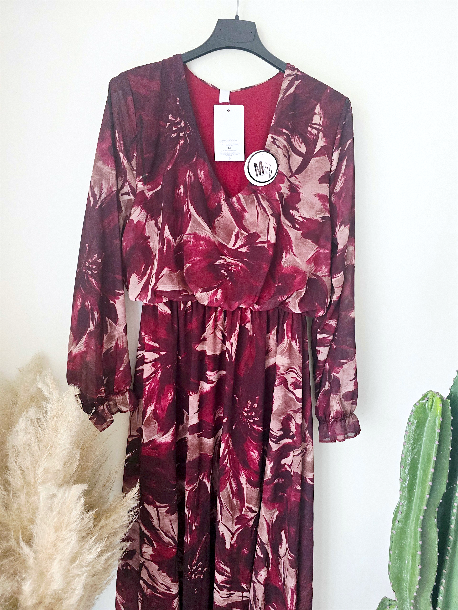 Robe 7/8è aubergine - 𝐌𝐚𝐫𝐢𝐧𝐚𝟒𝟒𝐟𝐚𝐦𝐢𝐥𝐲