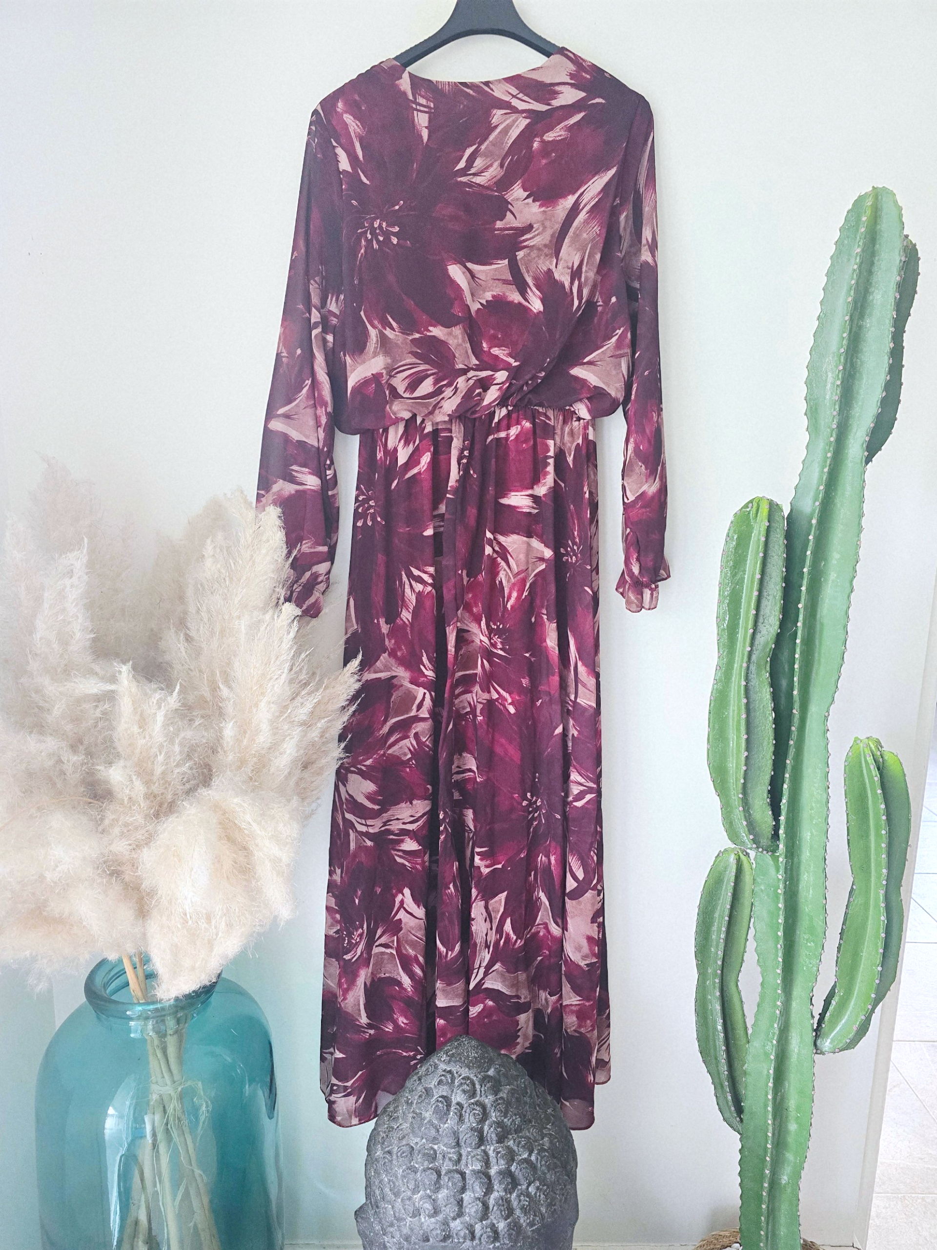 Robe 7/8è aubergine - 𝐌𝐚𝐫𝐢𝐧𝐚𝟒𝟒𝐟𝐚𝐦𝐢𝐥𝐲