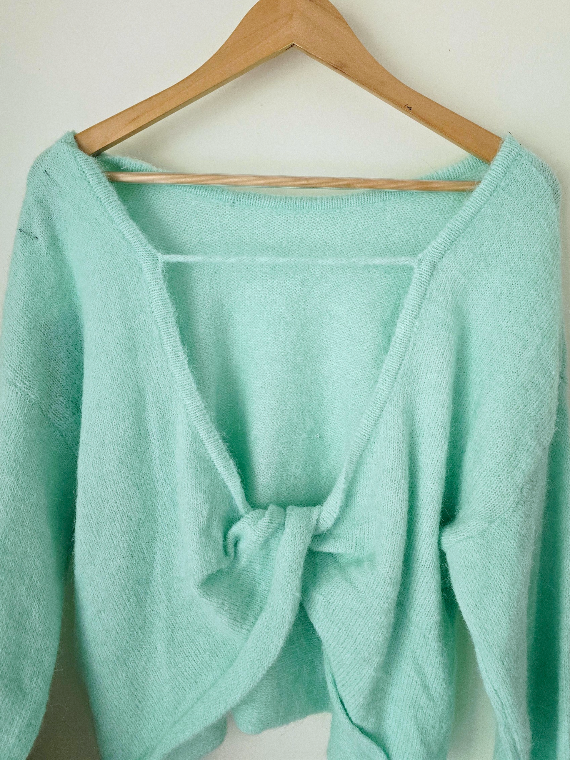 Pull double sens vert d'eau menthe - 𝐌𝐚𝐫𝐢𝐧𝐚𝟒𝟒𝐟𝐚𝐦𝐢𝐥𝐲