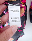 Robe noire à imprimé fleuri lumineux - 𝐌𝐚𝐫𝐢𝐧𝐚𝟒𝟒𝐟𝐚𝐦𝐢𝐥𝐲