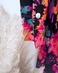 Robe noire à imprimé fleuri lumineux - 𝐌𝐚𝐫𝐢𝐧𝐚𝟒𝟒𝐟𝐚𝐦𝐢𝐥𝐲