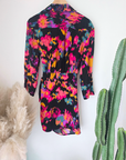 Robe noire à imprimé fleuri lumineux - 𝐌𝐚𝐫𝐢𝐧𝐚𝟒𝟒𝐟𝐚𝐦𝐢𝐥𝐲