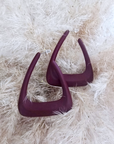 Boucles d'oreilles aubergine - 𝐌𝐚𝐫𝐢𝐧𝐚𝟒𝟒𝐟𝐚𝐦𝐢𝐥𝐲