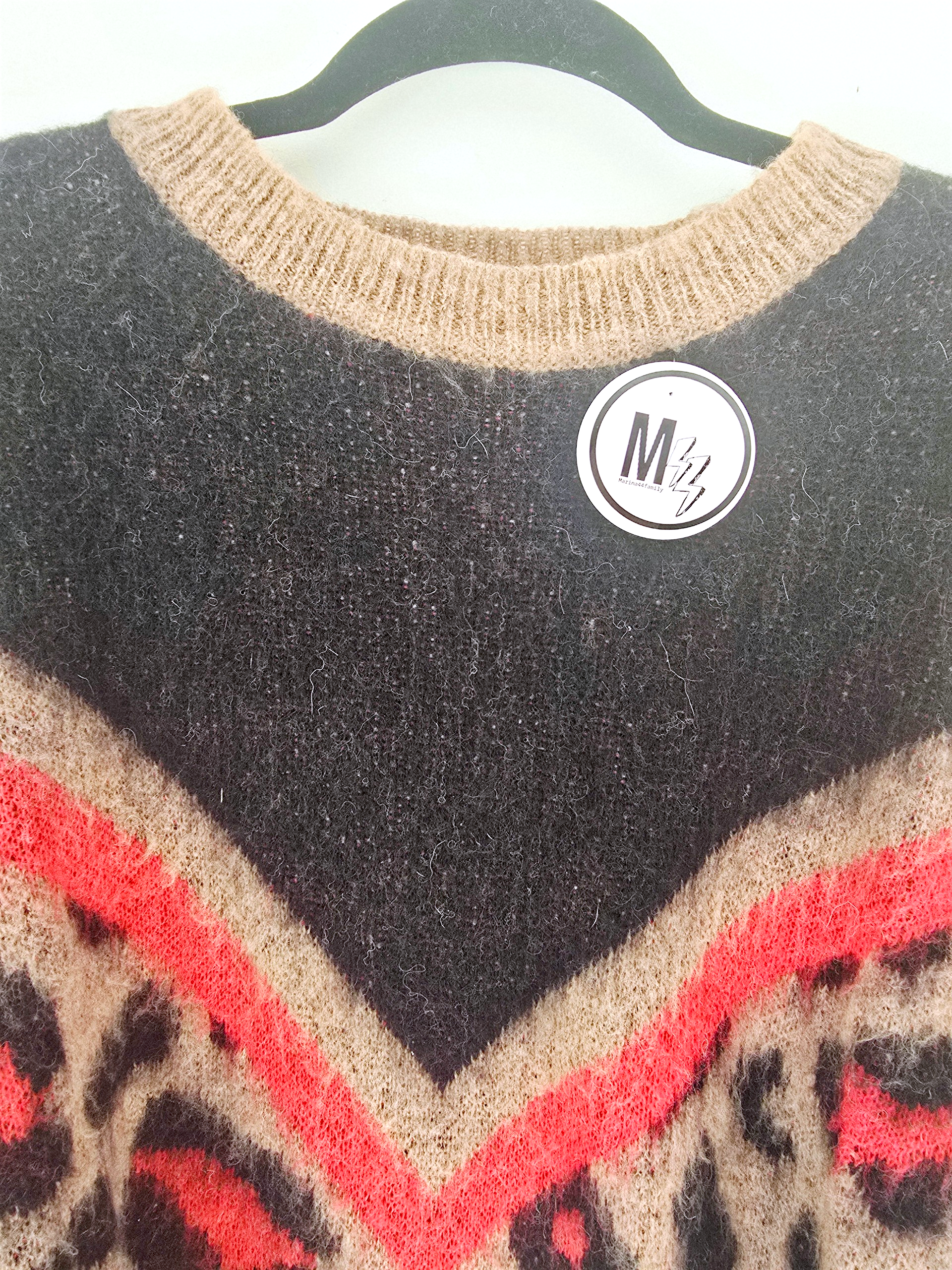 Pull vintage à maille chaude et douce - 𝐌𝐚𝐫𝐢𝐧𝐚𝟒𝟒𝐟𝐚𝐦𝐢𝐥𝐲