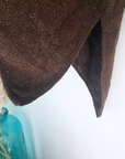 Pull marron longueur asymétrique - 𝐌𝐚𝐫𝐢𝐧𝐚𝟒𝟒𝐟𝐚𝐦𝐢𝐥𝐲