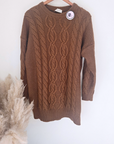 Robe pull de couleur tabac - 𝐌𝐚𝐫𝐢𝐧𝐚𝟒𝟒𝐟𝐚𝐦𝐢𝐥𝐲