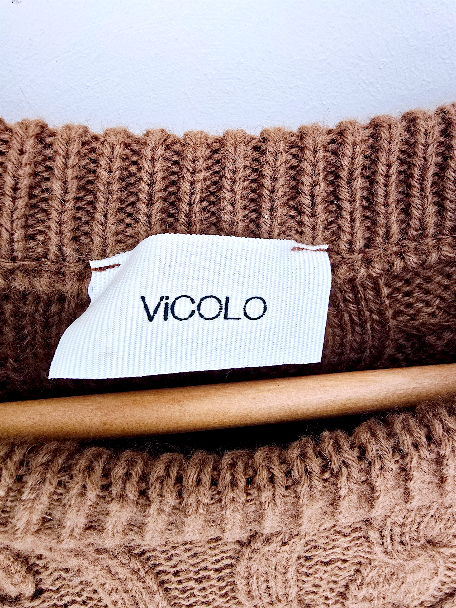 Robe pull de couleur tabac - 𝐌𝐚𝐫𝐢𝐧𝐚𝟒𝟒𝐟𝐚𝐦𝐢𝐥𝐲