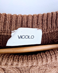 Robe pull de couleur tabac - 𝐌𝐚𝐫𝐢𝐧𝐚𝟒𝟒𝐟𝐚𝐦𝐢𝐥𝐲