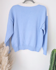 Pull vintage bleu ciel - 𝐌𝐚𝐫𝐢𝐧𝐚𝟒𝟒𝐟𝐚𝐦𝐢𝐥𝐲